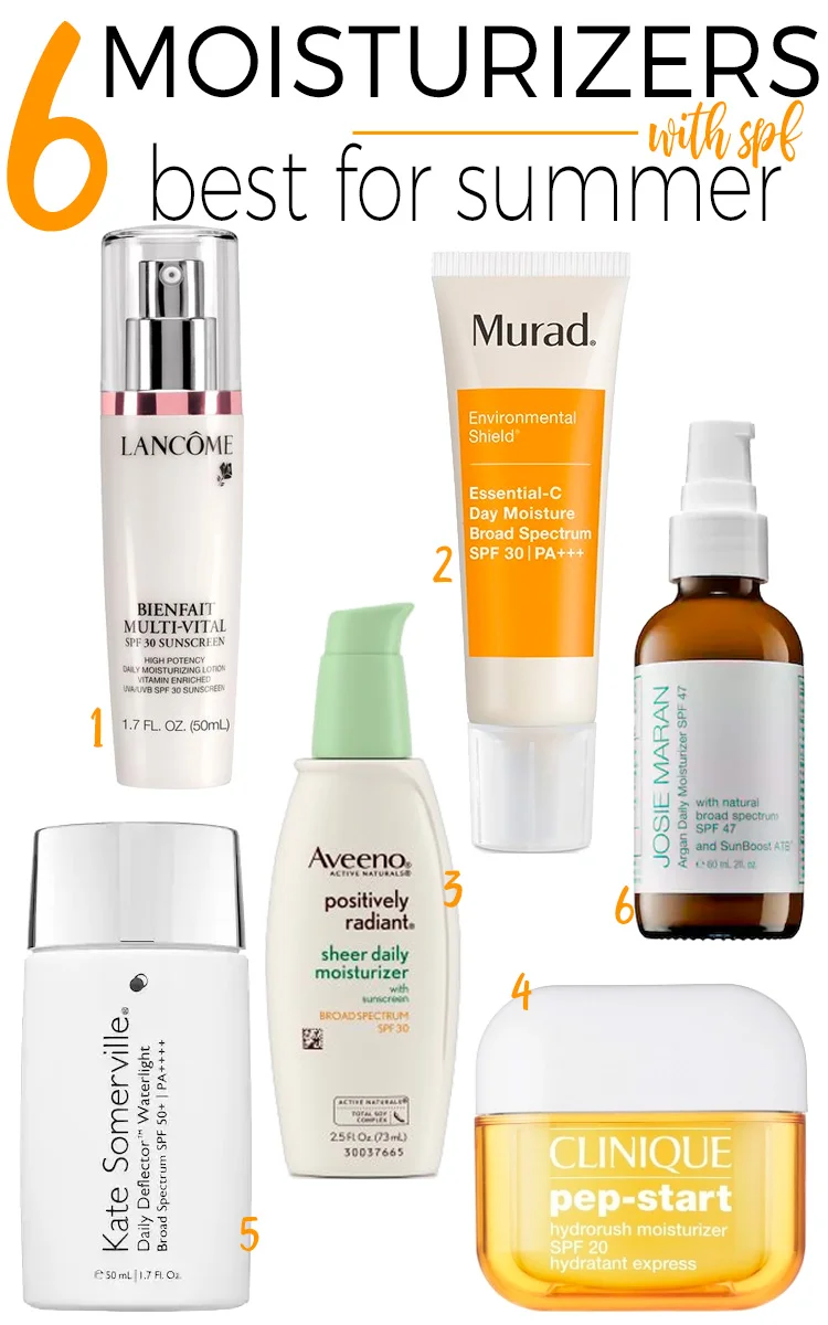 Summer Skincare 6 Moisturizers with SPF Worth Buying Beautiful